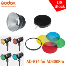 US Godox AD-R14 Standard Reflector Honeycomb Color Filters Holder for AD300Pro