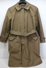 Filson Sawyer Marsh Olive Belted Oiled Trench Coat Women's Medium