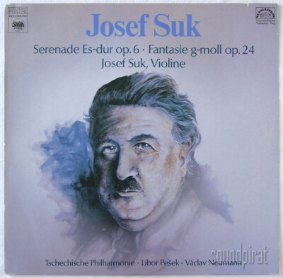 JOSEF SUK PLAYS JOSEF SUK VIOLIN SERENADE & FANTASIE SUPRAPHON ED1 DIGITAL LP NM