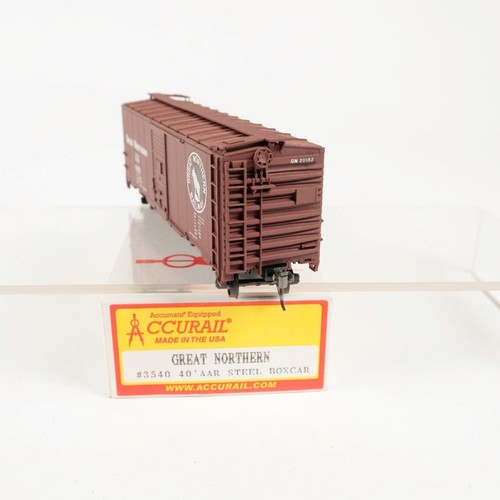 Accurail HO Scale Great Northern GN #20182 40' AAR Steel Box Car Kit Built 3540 - Picture 5 of 5