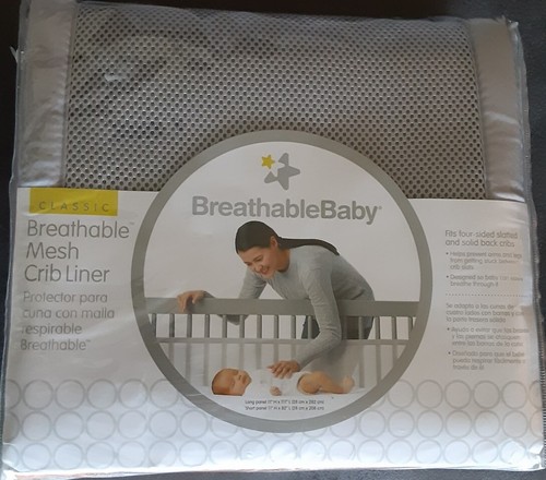 BreathableBaby atmungsaktives Netzfutter - klassische Kollektion - grau NEU ungeöffnet