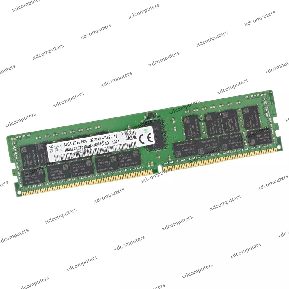 2x 4x 8x Sk Hynix 32GB 3200MHz DDR4 ECC REG RAM PC4-25600 DDR4 Server Memory - Image 3 of 4