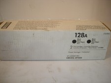 Genuine 128A CM1415/CP1525 Black Toner Cartridge CE320AD See Pictures 