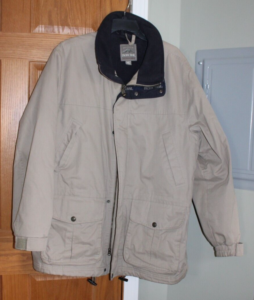 Pacific Trail Vintage Men's Heavyweight Full Zip Coat Size XL