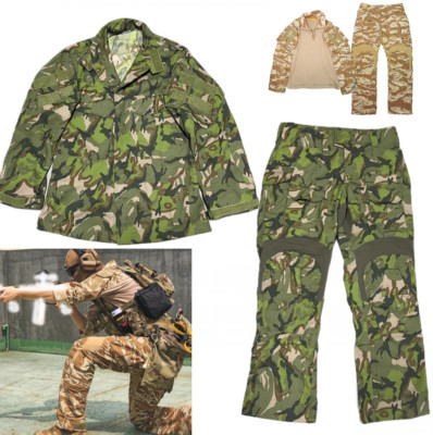 Flecktarn camo GEN3 G3 Combat training force Frog suit Long sleeved+long pants