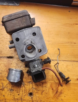 #ad Jonsered chainsaw 450 cylinder piston muffler throttle assy USED OEM $99.95