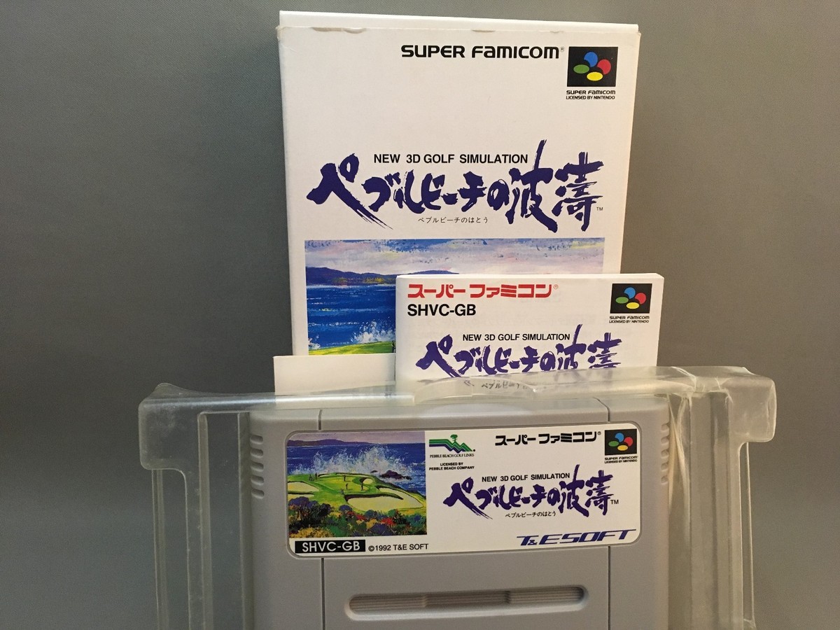 スーパーファミコン - SFC★PEBBLE BEACH GOLF LINKS SNES 海外版 北米版 スーパーファミコン - SFC☆PEBBLE BEACH GOLF LINKS SNES 海外