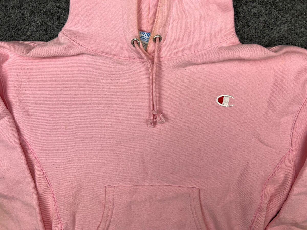 Champion Hoodie Sweatshirt Reverse Weave Pink Thick Women's Champion Hoodie Sweatshirt Reverse Weave Pink Thick Women's