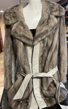 VTG Burns Burns Psychedelic Fur Leather Coat HAT Philadelphia Read Unique