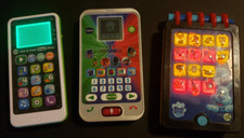 LeapFrog/Vtech Toy bundle. Leapfrog Emoji Phone and Blues Clues. All 3 working.