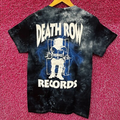 Death Row Records Electric Chair Inmate Logo Rap Tie Dye Small