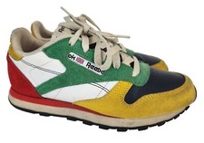 Reebok Classic Retro Look Colorful Britain Youth Size 3 Lace Up Sneakers Shoes