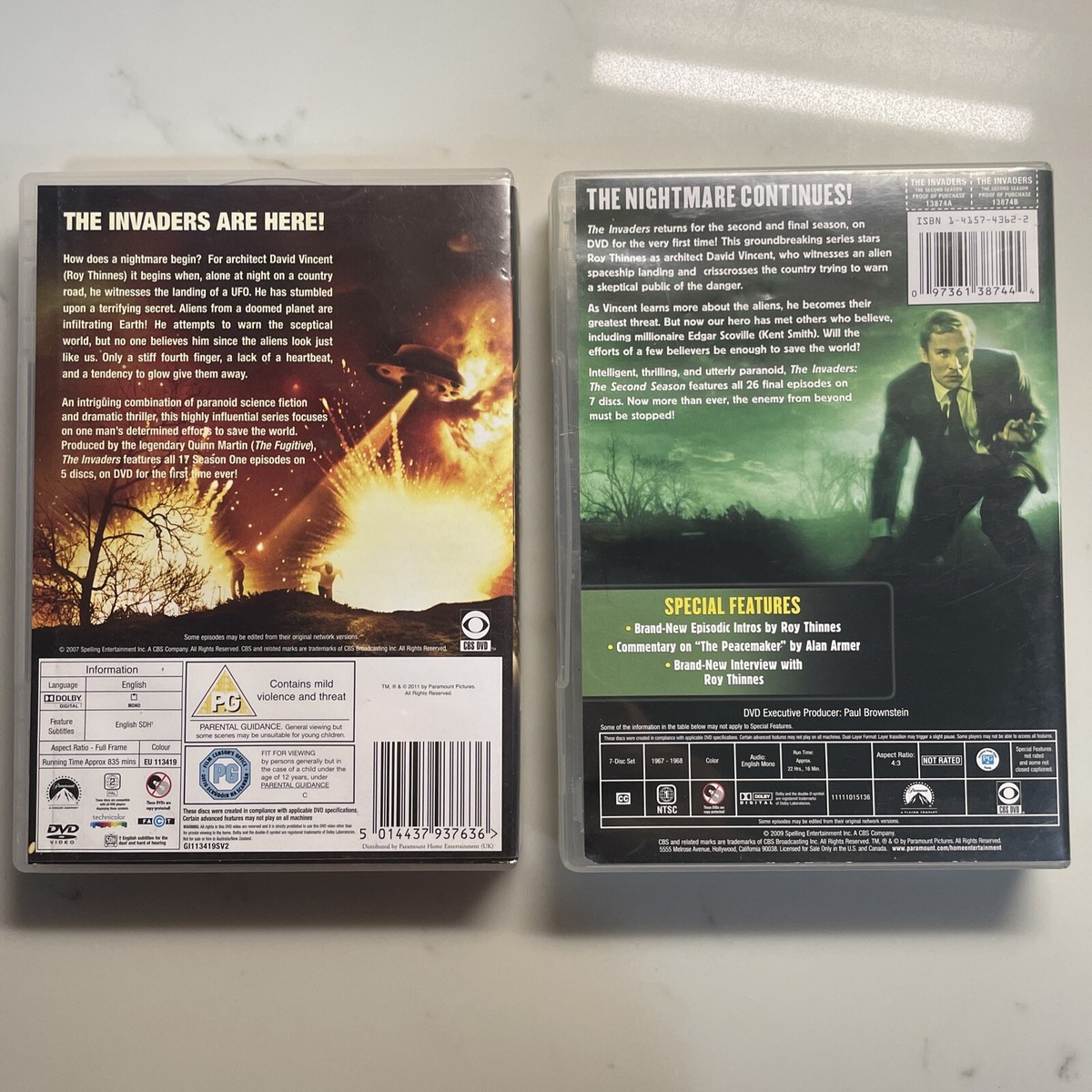 THE INVADERS 1st SEASON DVD-BOX インベーダー The Invaders: The