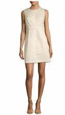 New With Tags, Milly COCO Ivory Sheath Dress, Size 8, 365.00