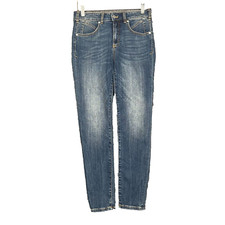 Pilcro Jeans Womens 28 Blue High Rise Denim Legging Anthropologie Cotton Stretch