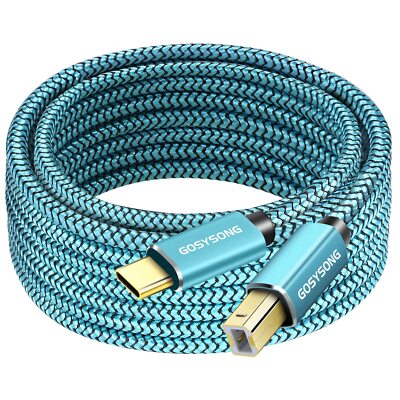 USB C Printer Cable 20ft High Speed USB C to USB B Printer Cord Compatible wi...