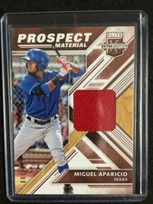 2018 Elite Extra Edition Prospect Material 138/199 Miguel Aparicio Texas