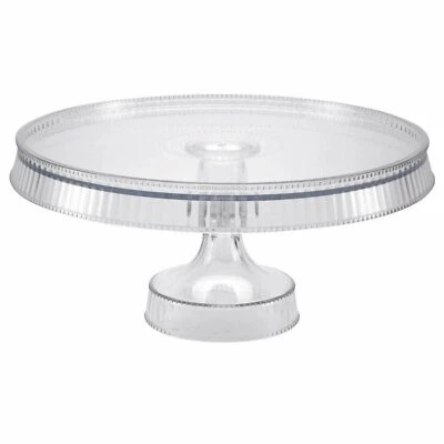 Acrylic Round Dessert Plastic Cake Stand Cake Display Holders for Birthday Party - Picture 2 of 6