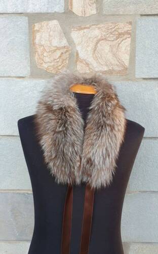 Fox collar,real fur collar,crystal fox fur collar,fox fur collar - Picture 1 of 4