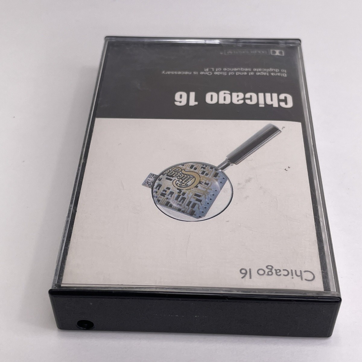 Chicago, Chicago 16 (Audio Cassette Tape, 1982) White Cart, Made 
