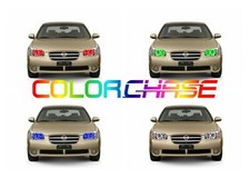 Color Chasing Led Headlight Flow Halo Kit For Nissan Maxima 02-03 Color Chasing Led Headlight Flow Halo Kit For Nissan Maxima 02-03