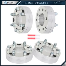 4P 2" 5x5 to 6x5.5 Conversion Wheel Adapters For Jeep Chevy 5 Lug to 6 Lug Wheel