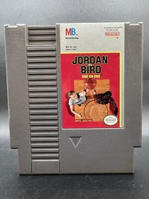 Jordan vs. Bird: One-on-One (NES, 1989) Cartridge & Manual Only - READ!!