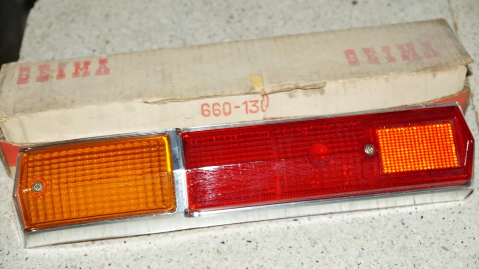 Подлинный хромированный левый боковой задний фонарь Seima 624G для Simca 1100 - Изображение 2 из 4