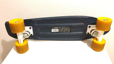 Oxelo Penny Board Yamba Petrol Yellow, bis 100 kg, gebraucht