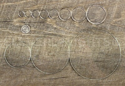 Round Glass Tiles - Clear - 1/2'' to 4'' Diameter - Transparent Glass Craft DIY