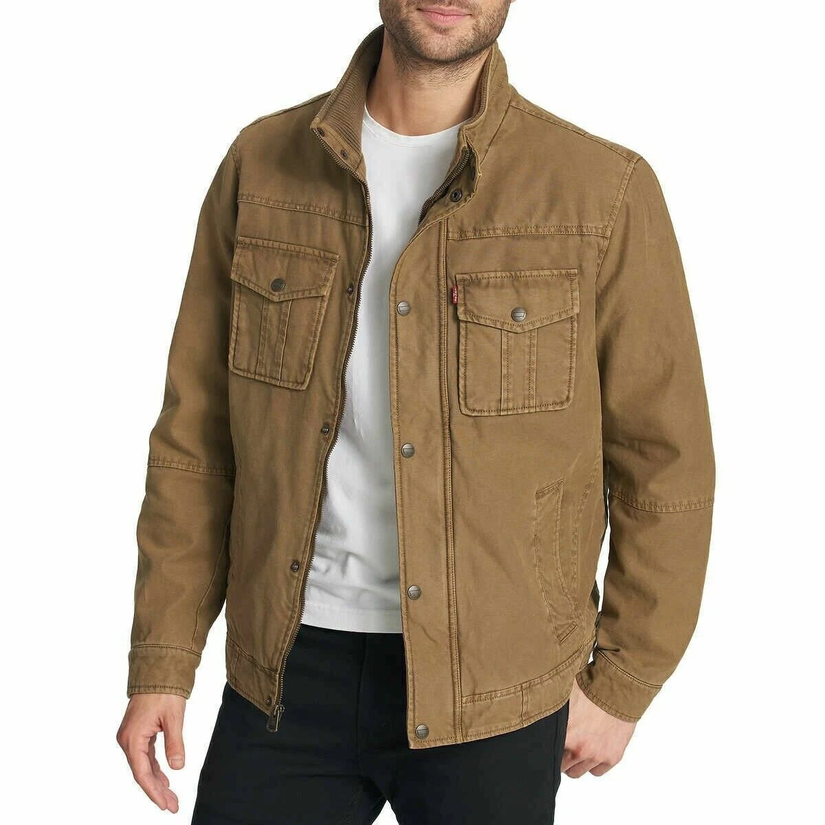 Levi's Men's Insulated Military Style Trucker Jacket | eBay