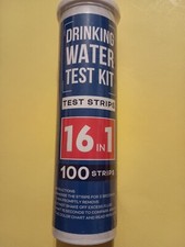 16 in 1 Drinking Water Test Kit Strips, 100 cnt. Home Water Quality Test for Tap