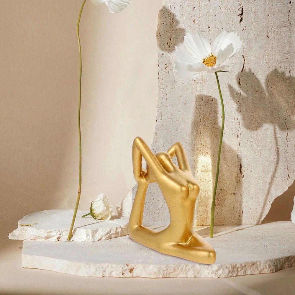 Thick Yoga Mat Meditation Figurine Accessories for Unique Home Decor