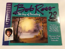 NEW BOB ROSS JOY OF PAINTING BOOK 28 WITH 13 PAINTING PROJECTS