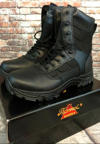 Thorogood Men's Deuce 8' Lace up Black Tactical Outerwear Boots Size 10M - Picture 3 of 12
