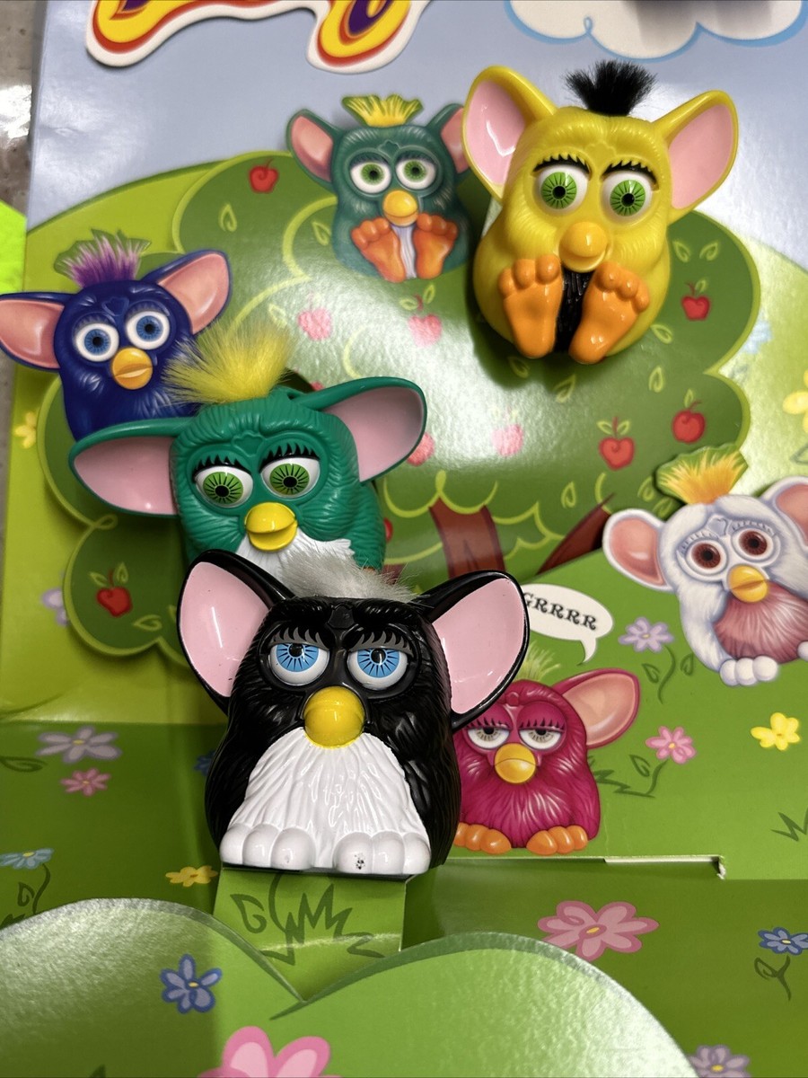 McDonald's 1999 Furby Happy Meal Display w/Eight Toys | eBay