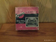 VINTAGE CRAIG MOVIE 8-16 MM JUNIOR SPLICER IN ORIGINAL BOX PLUS 3 8MM FILMS