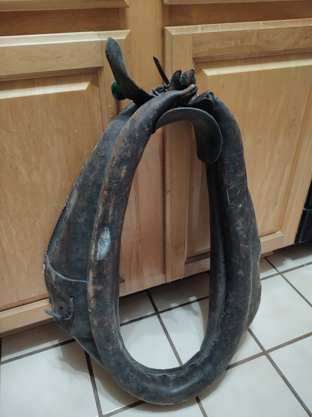 Vintage leather horse collar eBay