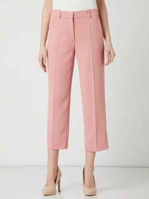 Gerry Weber Women Fabric Pants 7/8 Length Pink Size 34