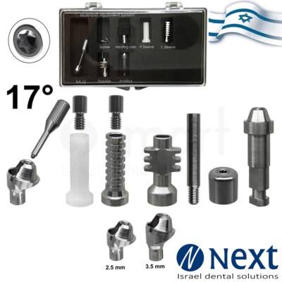 LOTx2 Multi Unit  17° Straumann BL NC full set fit analog transfer sleeve
