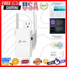 AC1200 WiFi Range Extender - Dual Band Signal Booster for 1600 Sq.ft Coverage