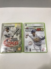 MLB 2K 6 & 10 Games - XBOX 360 - Tested  - One with manual