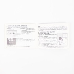 Original Duck Hunt Super Mario Bros. Instruction Booklet Manual NES Nintendo