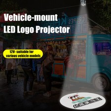 Custom 12V-48V Low Voltage Vehicle-Mount Logo GOBO Projector Light for Car Bus