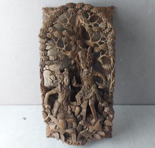 Ancien panneau en bois, Bali / Indonésie / balinais, sculpté main