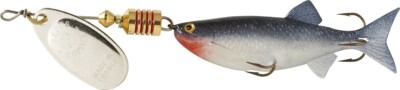 Mepps Comet Mino Inline Spinner, Silver/Shad, 1/4 oz., Size 2