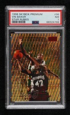 1998-99 Skybox Premium Star Rubies 1/50 Vin Baker #96 PSA 7 06bg