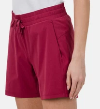 Tuff Athletics Women's Lightweight Pull On Short, Pink, L