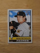 2025 Topps Heritage Baseball Rookie RC Sean Reynolds San Diego Padres Card #160. rookie card picture