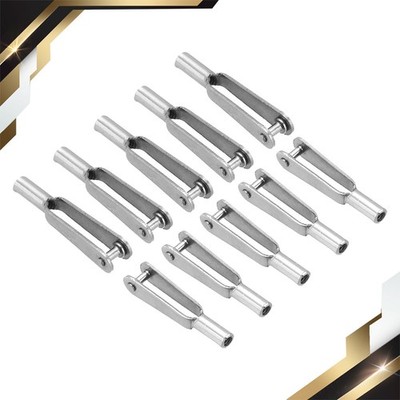 10 Pcs Metal Clevis M2 Thread Steel Clevis Self Locking Clips